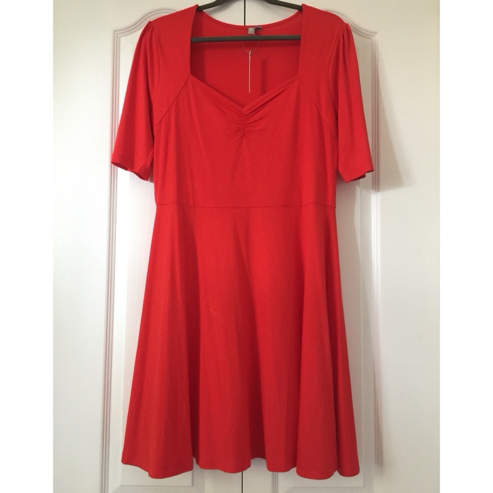 ASOS us14 Fit& Flare Dress, Sweetheart Neckline